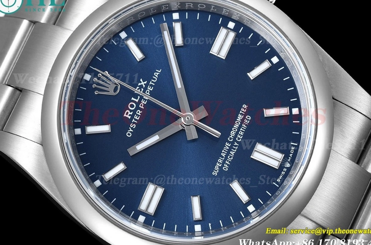 SS A3230 EWF 36mm Perpetual 126000 Blue Oyster SS Dial 0320